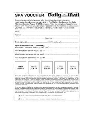 Spa Voucher