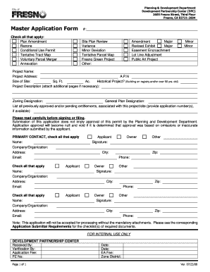 Planning and Development Application