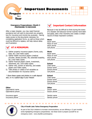 Emergency Financial First Aid Kit