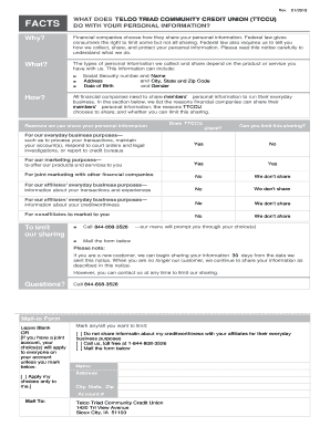 Telco Triad Community Credit Union Privacy Notice