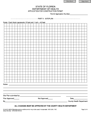 Florida Construction Permit Application