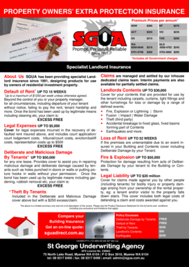 Property Owners’ Extra Protection Insurance