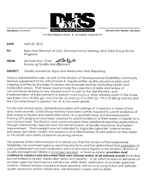 Illinois Medication Error Report