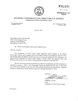 Illinois Overweight Citation and Complaint Form