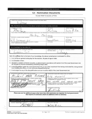 Candidate Nomination Form