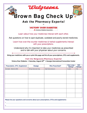 Medicine Checkup Form