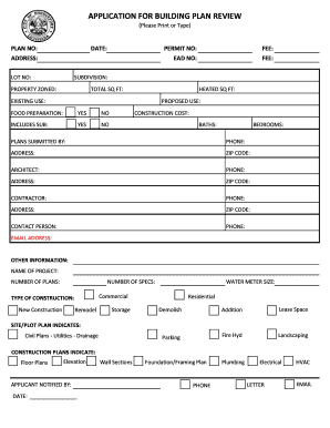 Building Plan Review Application
