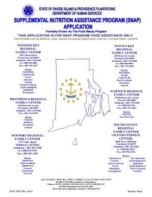 Rhode Island SNAP Food Assistance Application