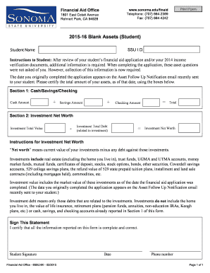 2015-16 Blank Assets Student Form