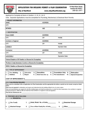 Building Permit Application