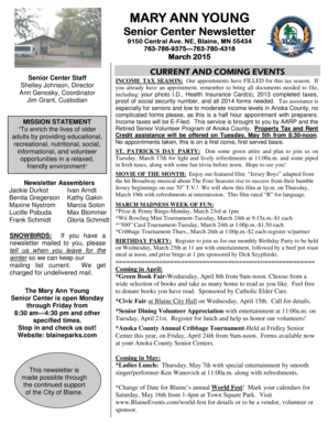 MARY ANN YOUNG - Blaine Minnesota