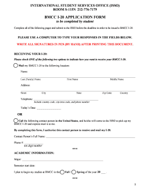 bmcc fillable i 20 application