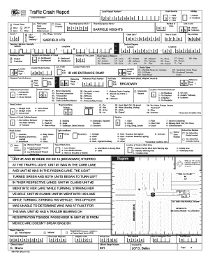 Traffic Crash Report Form