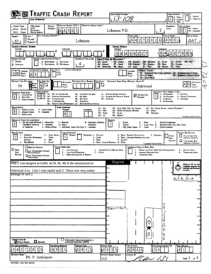 Ohio Police Traffic Crash Report