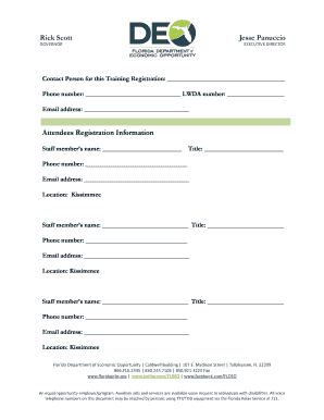 SNAP Employment and Training Registration Form