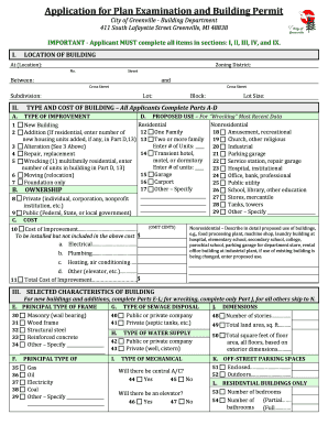 Building Permit Application