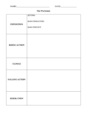 Plot Worksheet