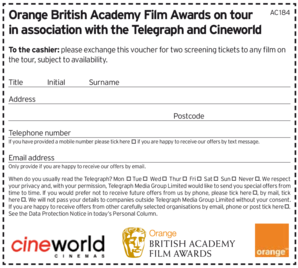 British Academy Film Awards Voucher