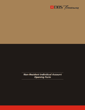 Non-Resident Individual Account Opening Form