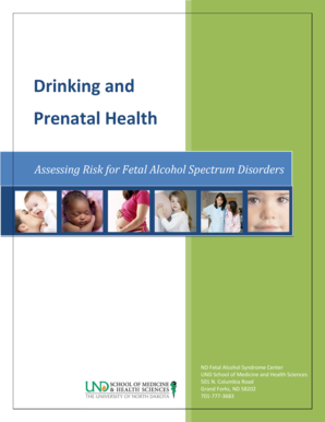 Prenatal Alcohol Use Screening Form
