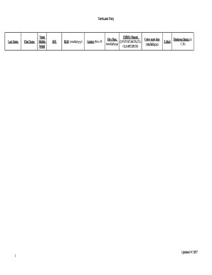 COBRA Health Insurance Enrollment Form