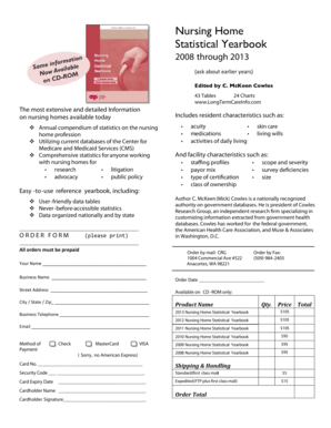 Nursing Home Statistical Yearbook