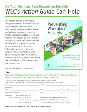 Preventing Workplace Hazards Action Guide