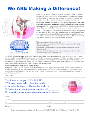 S.T.A.R.T. II Donation Form
