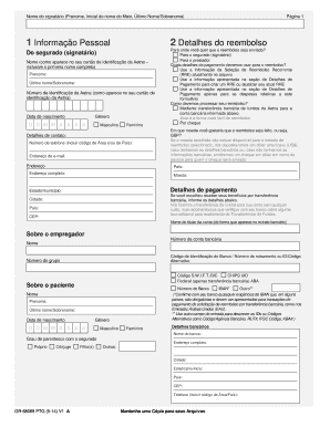 Formulário de Reembolso Aetna International