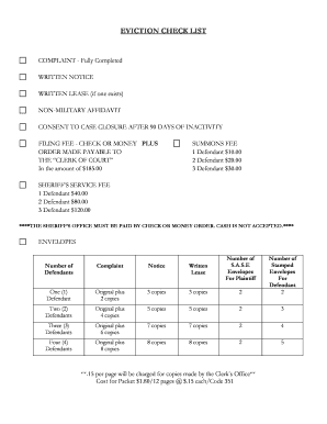 Florida Eviction Notice and Complaint Form