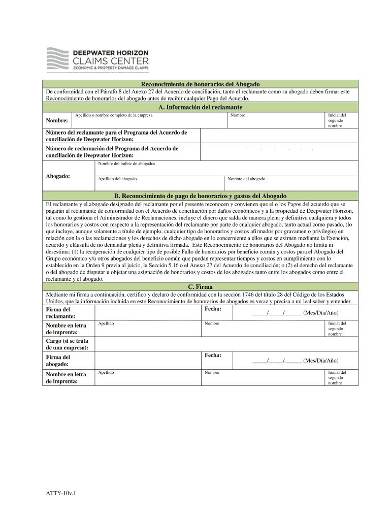 reconocimiento de honorarios pdf Vista previa en la página 1