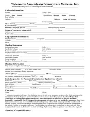 Patient Intake Form