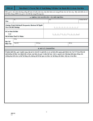 Deepwater Horizon Claim Form