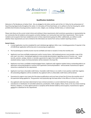 Apartment Rental Application Form