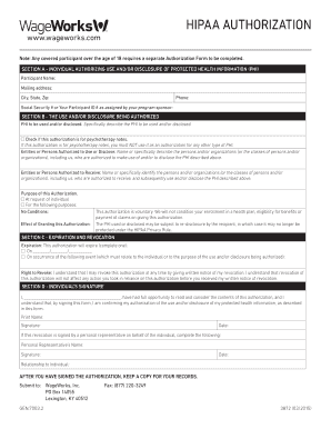 HIPAA Authorization Form