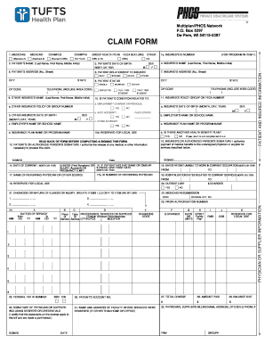 Health Insurance Claim Form