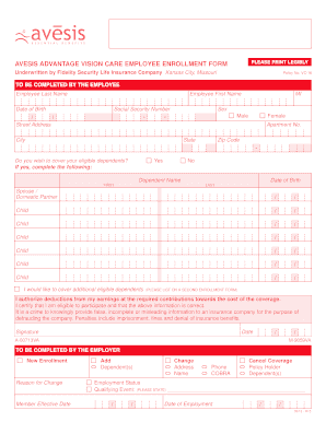 Employee Enrollment Form