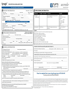 Synagis Prescription & Enrollment Form