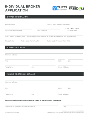 Individual Broker Application