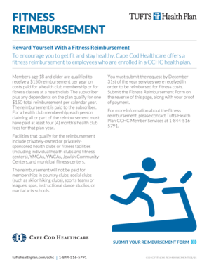 FITNESS REIMBURSEMENT - Tufts Health Plan