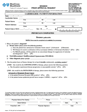 IBRANCE Prior Approval Request Form