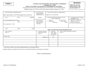 Form 3 - Initial Statement of Beneficial Ownership of Securities