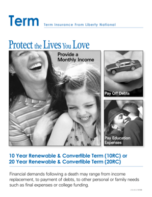 Liberty National Term Insurance Application