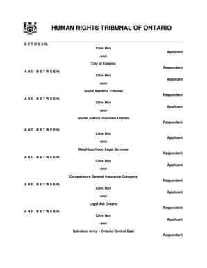 HUMAN RIGHTS TRIBUNAL OF ONTARIO - faskencom