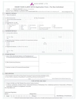 Fillable kyc documents axis bank - Edit, Print & Download Business Templates in Word & PDF ...