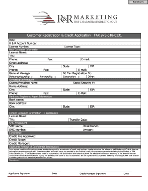 Customer Registration & Credit Application