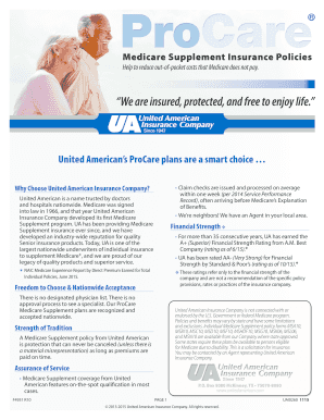 Medicare Supplement Insurance Policy Application