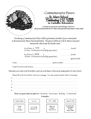 Commemorative Pavers