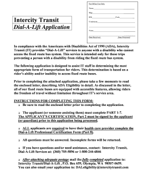 Dial-A-Lift Application