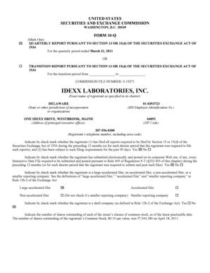 Form 10-Q Quarterly Report